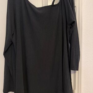 Boohoo Black Long Sleeve Top